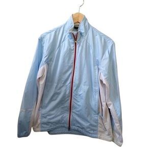 Nike Running Blue & White Jacket ~ Size L